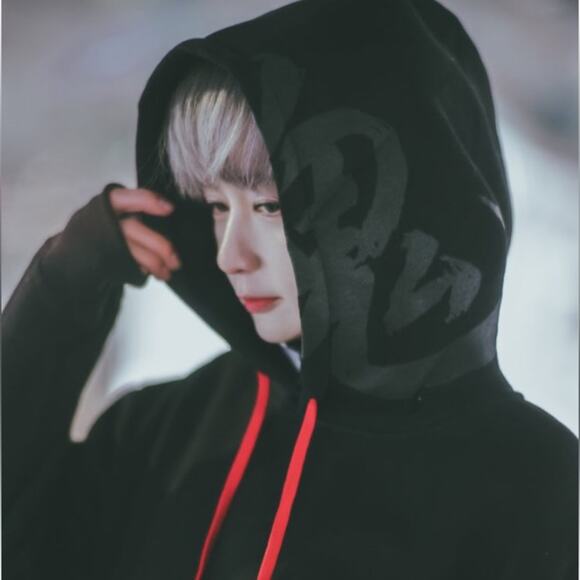 BIBI SAMA $250 Bringing Back Oni Embroidered Black Hoodie M-L EUC - Picture 13 of 15